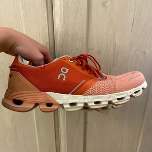 ON running shoes w/ reflective logo